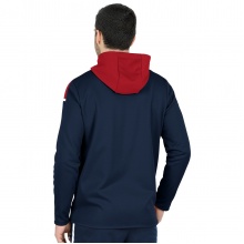 JAKO Kapuzenjacke Champ 2.0 (100% Polyester) marineblau/rot Herren