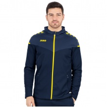 JAKO Kapuzenjacke Champ 2.0 (100% Polyester) marineblau/gelb Herren