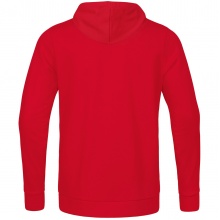 JAKO Kapuzenpullover Hoodie Base (70% Bio-Baumwolle) rot Herren