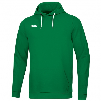 JAKO Kapuzenpullover Hoodie Base (70% Bio-Baumwolle) grün Herren