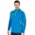 JAKO Langarmshirt Ziptop Challenge - Fleece-Innenseite, Zip-Reissverschluss - hellblau Herren