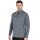 JAKO Langarmshirt Ziptop Challenge - Fleece-Innenseite, Zip-Reissverschluss - grau Herren