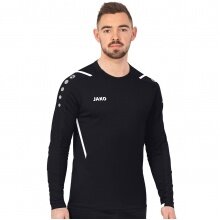 JAKO Langarmshirt (Sweat) Challenge - optimale Bewegungsfreiheit - schwarz/weiss Herren