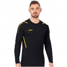 JAKO Langarmshirt (Sweat) Challenge - optimale Bewegungsfreiheit - schwarz/gelb Herren