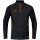 JAKO Langarmshirt Ziptop Challenge - Fleece-Innenseite, Zip-Reissverschluss - schwarz/orange Jungen