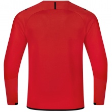 JAKO Langarmshirt (Sweat) Challenge - optimale Bewegungsfreiheit - rot Jungen