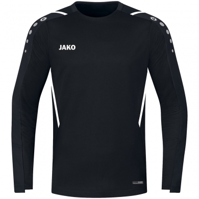 JAKO Langarmshirt (Sweat) Challenge - optimale Bewegungsfreiheit - schwarz/weiss Jungen