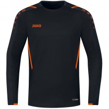 JAKO Langarmshirt (Sweat) Challenge - optimale Bewegungsfreiheit - schwarz/orange Jungen