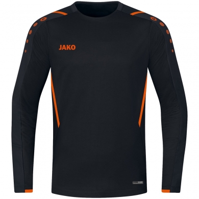 JAKO Langarmshirt (Sweat) Challenge - optimale Bewegungsfreiheit - schwarz/orange Jungen