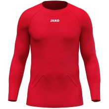 JAKO Langarmshirt Lightweight (maximale Bewegungsfreiheit, nahtlos) Unterwäsche rot Herren