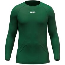 JAKO Langarmshirt Lightweight (maximale Bewegungsfreiheit, nahtlos) Unterwäsche dunkel grün Herren