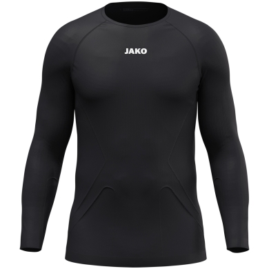 JAKO Langarmshirt Lightweight (maximale Bewegungsfreiheit, nahtlos) Unterwäsche schwarz Herren