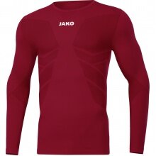 JAKO Langarmshirt Tight Comfort 2.0 Unterwäsche weinrot Jungen