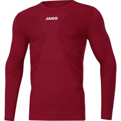 JAKO Langarmshirt Tight Comfort 2.0 Unterwäsche weinrot Jungen