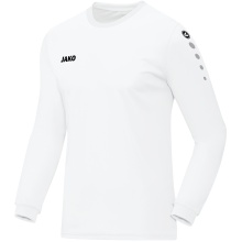 JAKO Sport-Langarmshirt Trikot Team (100% Polyester) weiss Kinder