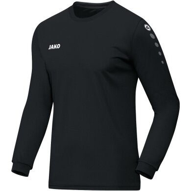 JAKO Sport-Langarmshirt Trikot Team (100% Polyester) schwarz Herren