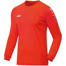 JAKO Sport-Langarmshirt Trikot Team (100% Polyester) orange Herren