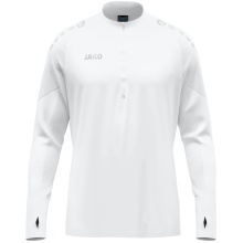 JAKO Langarmshirt Ziptop Light Flow (Keep Dry, maximale Bewegungsfreiheit) weiss Herren