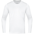 JAKO Sport-Langarmshirt Run 2.0 (100% Polyester, atmungsaktiv) weiss Herren