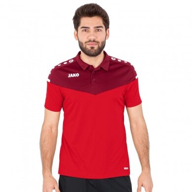 JAKO Sport-Polo Champ 2.0 (100% Polyester) rot Herren