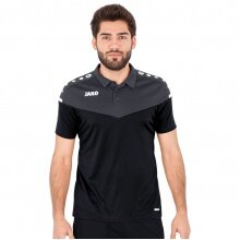 JAKO Sport-Polo Champ 2.0 (100% Polyester) schwarz Herren