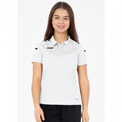 JAKO Sport-Polo Champ 2.0 (100% Polyester) weiss Damen