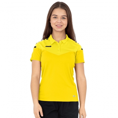 JAKO Sport-Polo Champ 2.0 (100% Polyester) gelb Damen