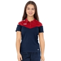 JAKO Sport-Polo Champ 2.0 (100% Polyester) marine/rot Damen