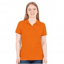 JAKO Freizeit-Polo Organic Pique (Bio-Baumwolle, 200g/m2) orange Damen