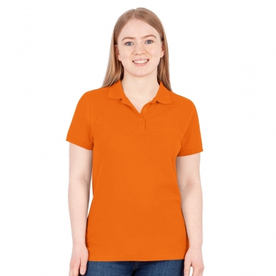 JAKO Freizeit-Polo Organic Pique (Bio-Baumwolle, 200g/m2) orange Damen