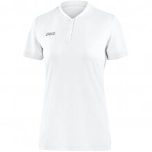 JAKO Sport-Polo Prestige (100% Polyester-Jacquard) weiss Damen