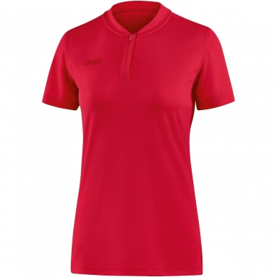 JAKO Sport-Polo Prestige (100% Polyester-Jacquard) rot Damen