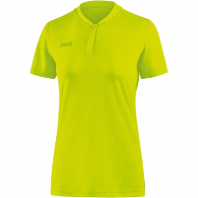 JAKO Sport-Polo Prestige (100% Polyester-Jacquard) limegrün Damen