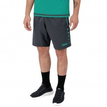 JAKO Sporthose Short Competition 2.0 mit Reißverschluss kurz anthrazit/türkis Herren