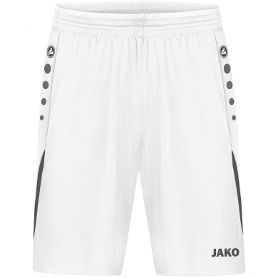 JAKO Sporthose Short Challenge (Polyester-Interlock, ohne Innenslip) kurz weiss Herren