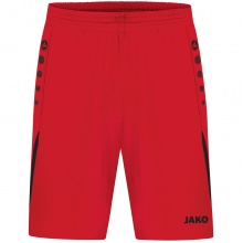 JAKO Sporthose Short Challenge (Polyester-Interlock, ohne Innenslip) kurz rot Herren