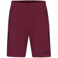 JAKO Sporthose Short Challenge (Polyester-Interlock, ohne Innenslip) kurz weinrot Herren