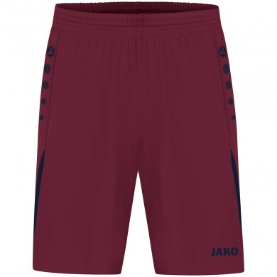 JAKO Sporthose Short Challenge (Polyester-Interlock, ohne Innenslip) kurz weinrot Herren