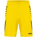 JAKO Sporthose Short Challenge (Polyester-Interlock, ohne Innenslip) kurz gelb Herren