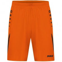 JAKO Sporthose Short Challenge (Polyester-Interlock, ohne Innenslip) kurz neonorange Herren