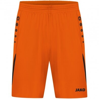 JAKO Sporthose Short Challenge (Polyester-Interlock, ohne Innenslip) kurz neonorange Herren