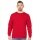 JAKO Langarmshirt Sweat Organic (Freizeit, Bio-Baumwolle) rot Herren