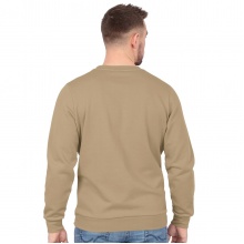 JAKO Langarmshirt Sweat Organic (Freizeit, Bio-Baumwolle) sandbraun Herren