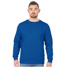 JAKO Langarmshirt Sweat Organic (Freizeit, Bio-Baumwolle) royalblau Herren