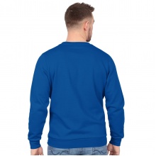 JAKO Langarmshirt Sweat Organic (Freizeit, Bio-Baumwolle) royalblau Herren