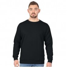 JAKO Langarmshirt Sweat Organic (Freizeit, Bio-Baumwolle) schwarz Herren