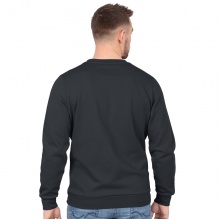 JAKO Langarmshirt Sweat Organic (Freizeit, Bio-Baumwolle) anthrazitgrau Herren