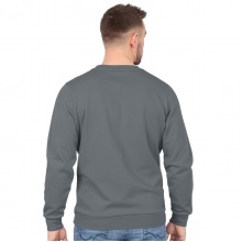 JAKO Langarmshirt Sweat Organic (Freizeit, Bio-Baumwolle) dunkelgrau Herren