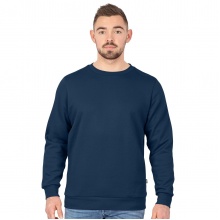 JAKO Langarmshirt Sweat Organic (Freizeit, Bio-Baumwolle) dunkelblau Herren