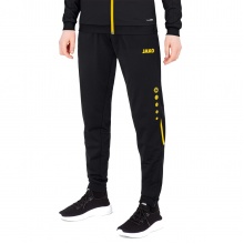 JAKO Trainingshose (Polyesterhose) Challenge (100% Polyester) lang schwarz/gelb Herren